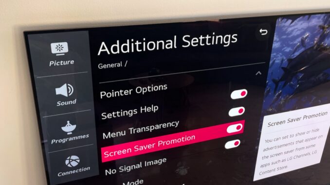 LG lén lút cài đặt quảng cáo trên TV người dùng
