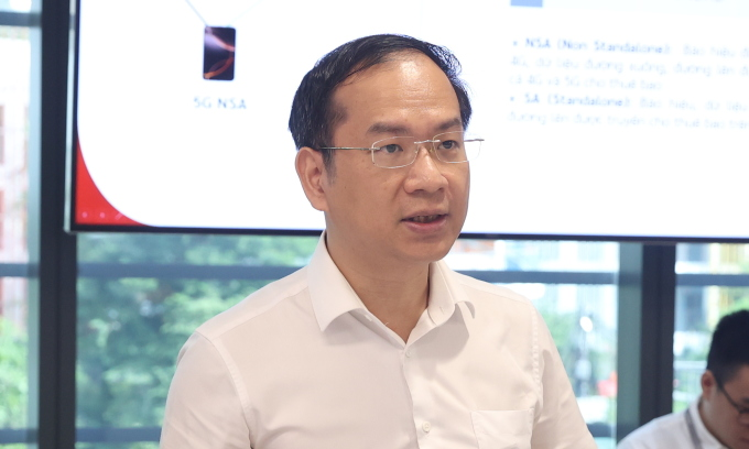 Ông Hoàng Đức Thanh chia sẻ tại sự kiện 5G