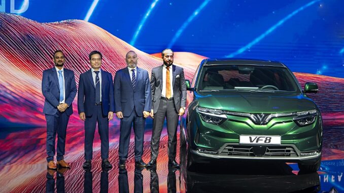 VinFast chính thức ra mắt thị trường Trung Đông