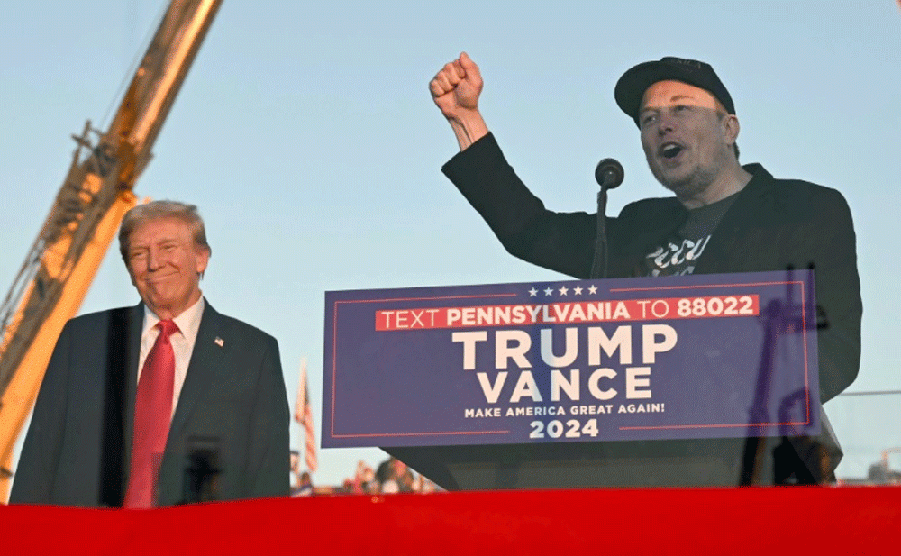 Elon Musk “quay xe” ủng hộ ông Trump từ tháng 7, sau khi ông Trump bị ám sát hụt lần đầu tại thành phố Butler, bang Pennsylvania. Ảnh: Barrons.