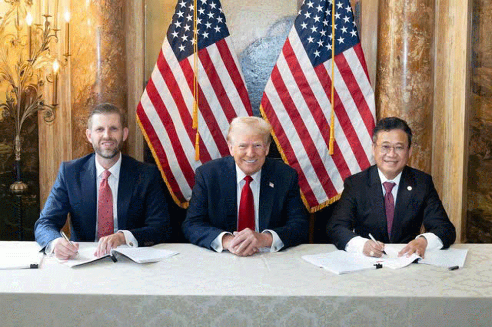 KBC của ông Đặng Thành Tâm công bố hợp tác với tập đoàn nhà ông Donald Trump. Ảnh: KBC
