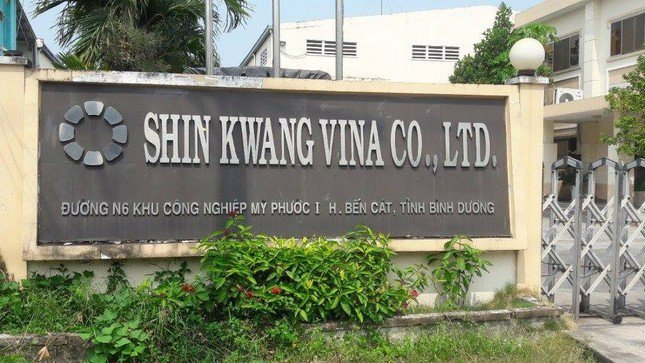 Công ty TNHH Shin Kwang Viet Nam nợ thuế gần 12 tỷ đồng nhưng hiện không còn hoạt động.
