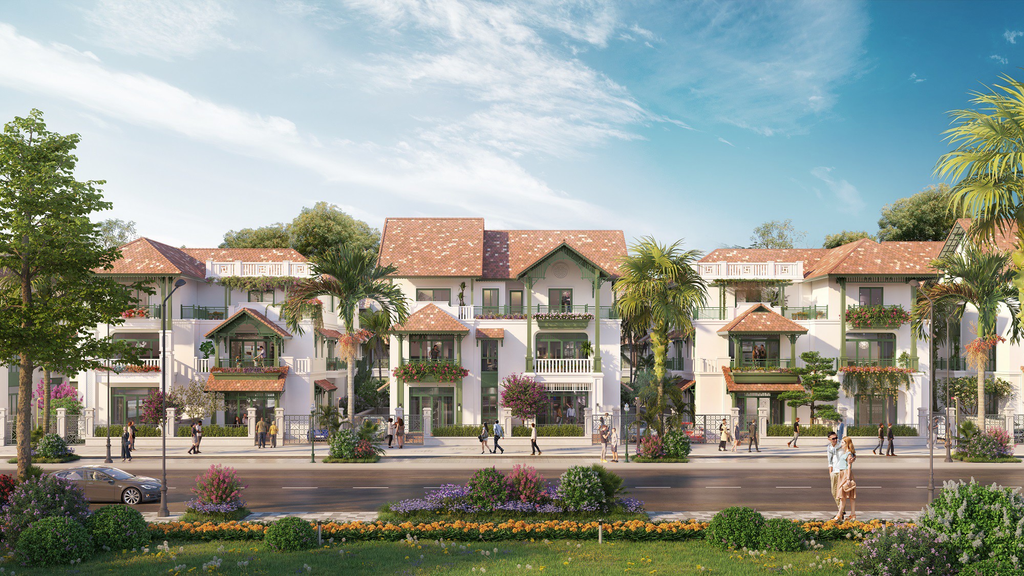 Các dãy nhà phố, biệt thự tại Sun Urban City là điểm mua sắm, nghỉ dưỡng lý tưởng