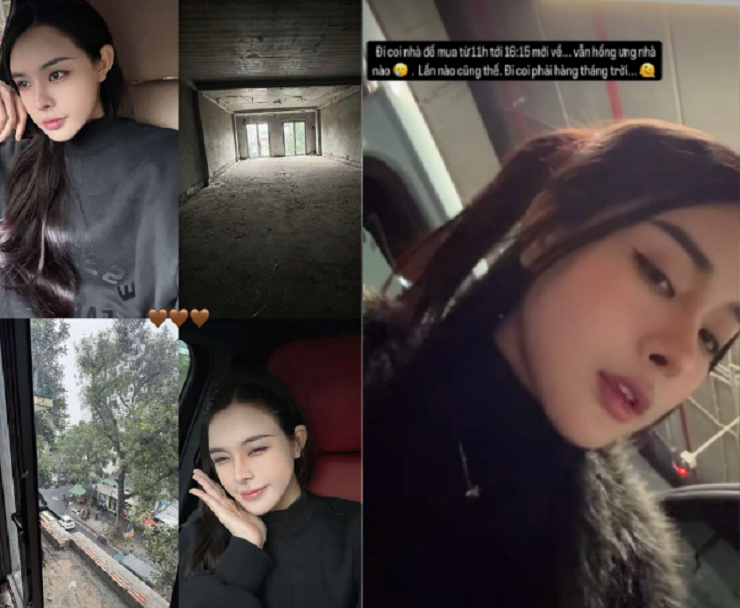 Trên trang cá nhân, bạn gái Vũ Văn Thanh hé lộ chuyện mua nhà.
