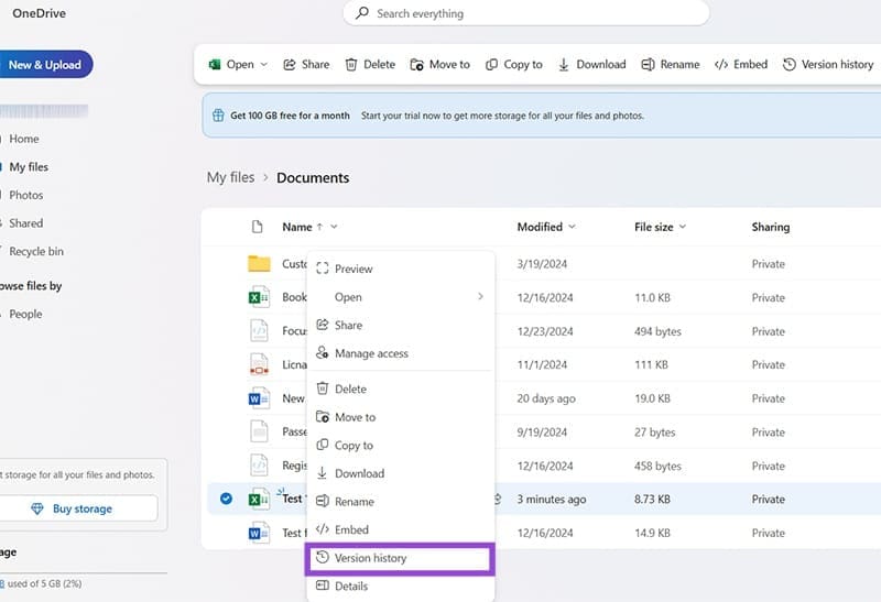 Cách khôi phục các tệp Excel chưa lưu 4