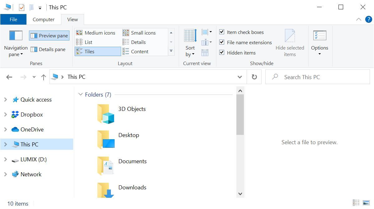 Đóng ngăn xem trước của Windows File Explorer.