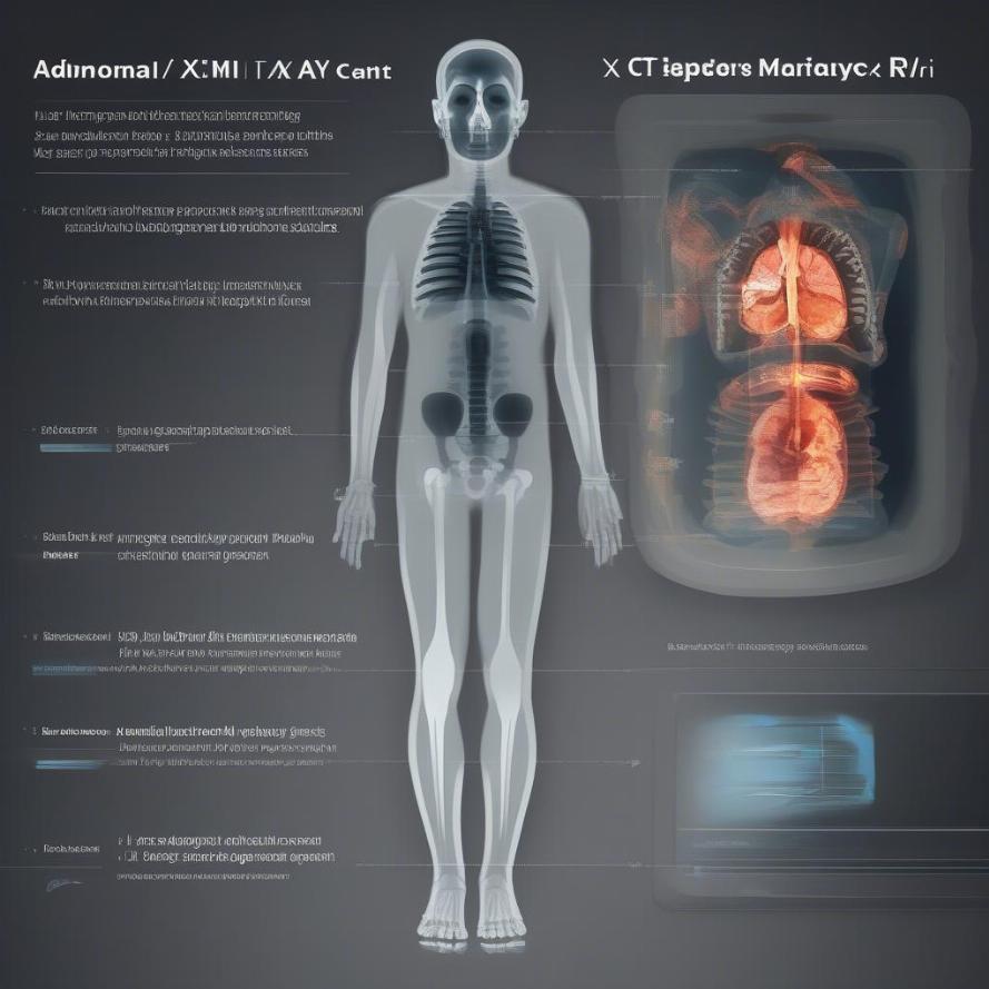 So sánh X quang ổ bụng với CT và MRI