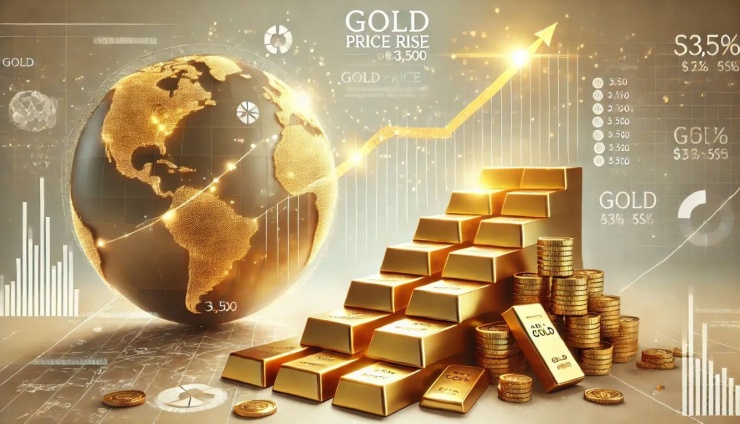 Giá vàng được dự báo còn tăng, và có thể lên 3.200 USD/ounce cuối năm 2025. Ảnh: KC