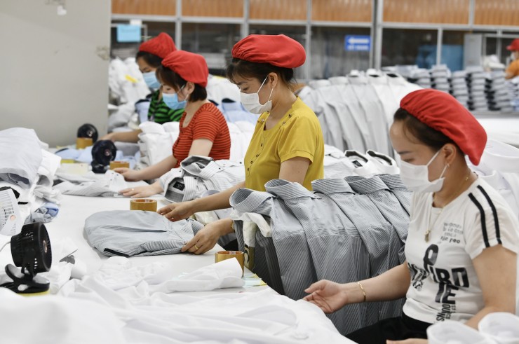 Hàng Việt Nam xuất khẩu sang Mỹ được hoãn áp thuế đối ứng 46% trong 90 ngày. Ảnh: Hoàng Hà
