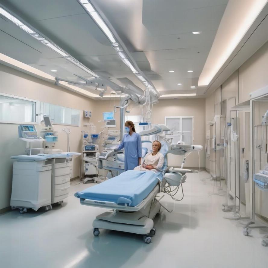 Phòng khám đa khoa Việt Hàn với cơ sở vật chất hiện đại, trang thiết bị tiên tiến, phục vụ bệnh nhân.